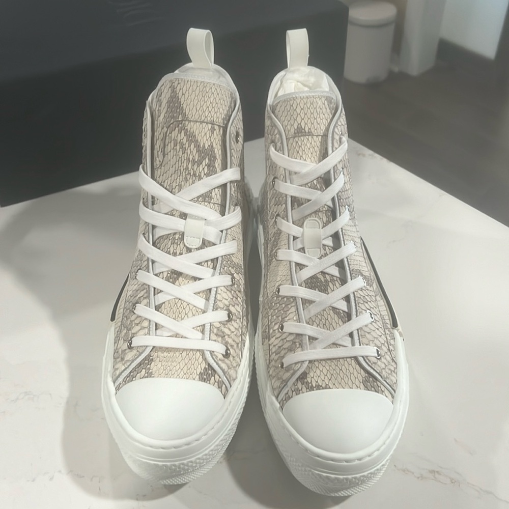 DIOR Python B23 High Top Sneakers Size 47
